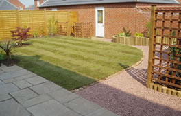 Gardens before and after from Hartley Landscapes