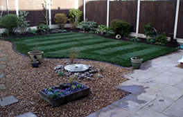 Turfing and seeding from Hartley Landscapes