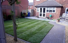 Turfing and seeding from Hartley Landscapes