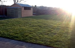 Turfing and seeding from Hartley Landscapes