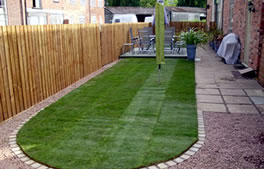 Turfing and seeding from Hartley Landscapes