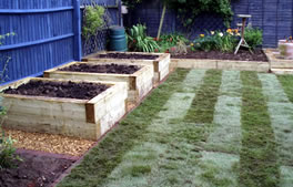 Vegetable gardens from Hartley Landscapes